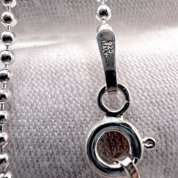 Sale $22 Firm!  .925 Sterling Blessed & Cross Heart Charm Necklace - Picture 9 of 11